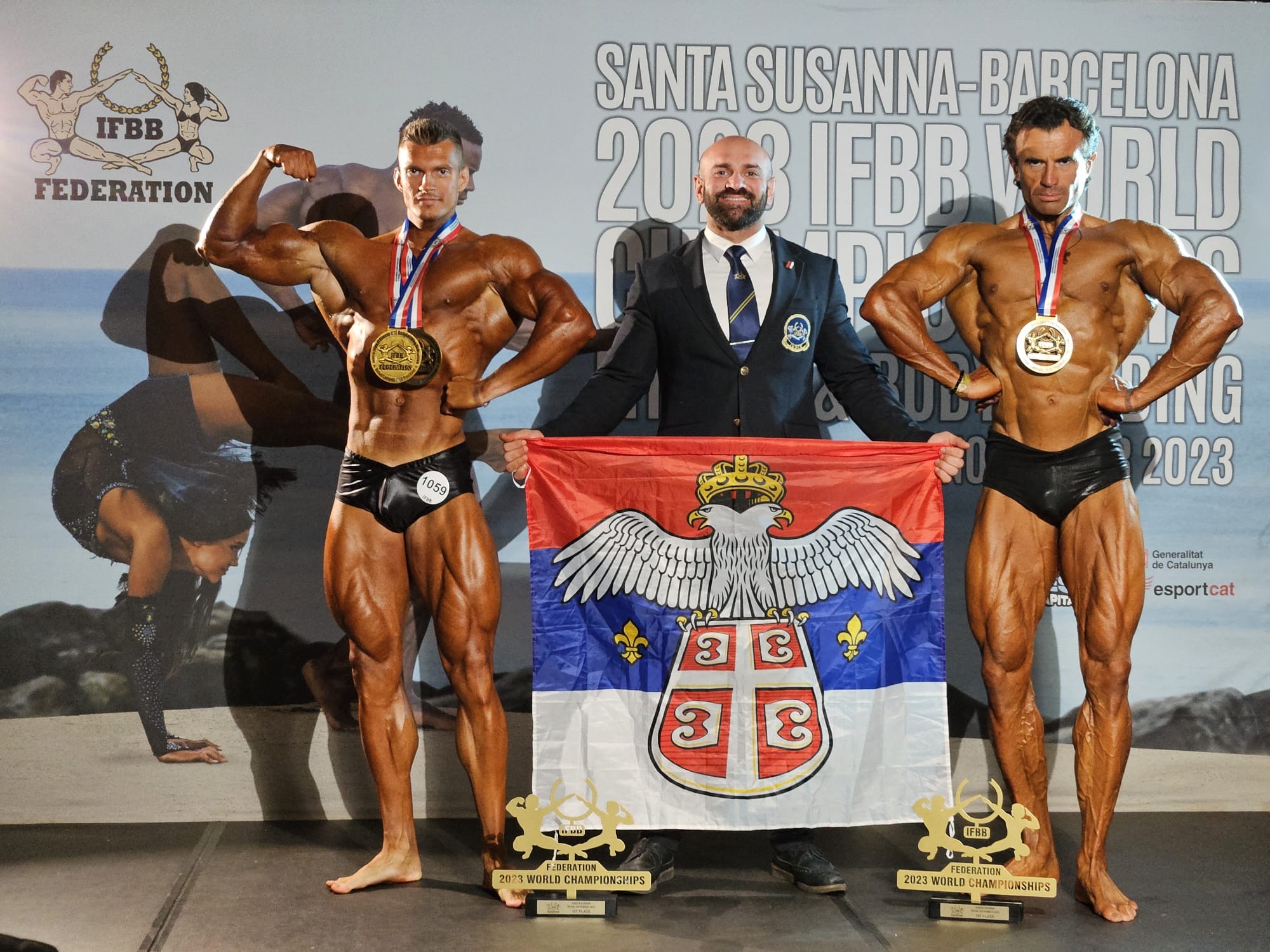 Srbija na tronu svetskog bodibildinga: Trostruki svetski šampion i apsolutni gospodar: Mister Lekić i ‘Kiborg’ osvojili Svetsko prvenstvo u bodibildingu!