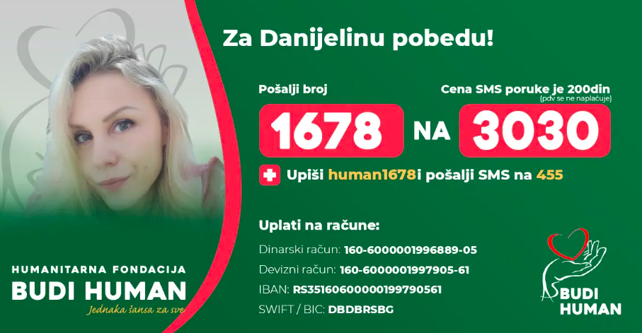 Za Danijelinu pobedu – budi human