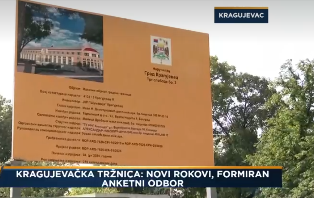 Kragujevačka tržnica kao Skadar na Bojani: Vlast dala nove rokove, formiran anketni odbor