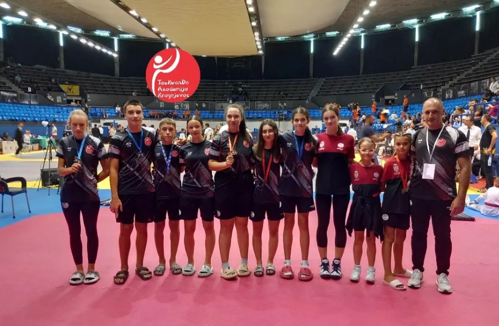 Taekwondo Akademija Kragujevac osvojila sedam medalja na turniru u Beogradu
